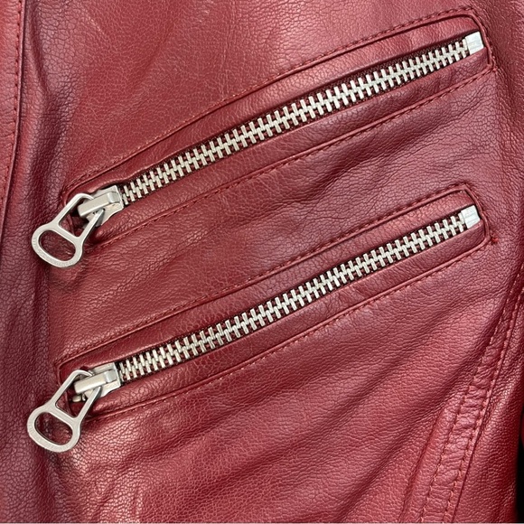 Women’s Wilson Cycle Leather Motorcylce Jacket - Picture 3 of 12